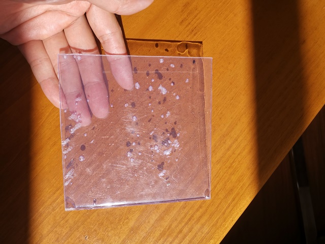 透明PVC片材上的氣泡